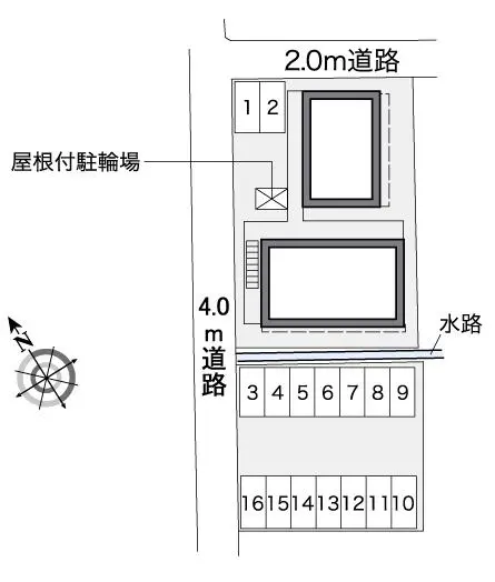 ★手数料０円★四日市市茂福 月極駐車場